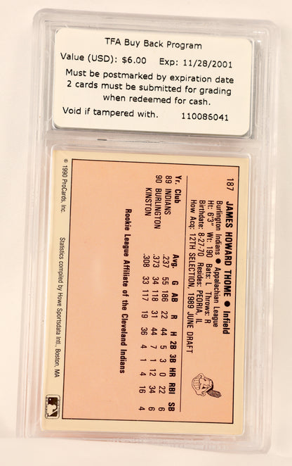 1990 ProCards A and AA #187 Jim Thome