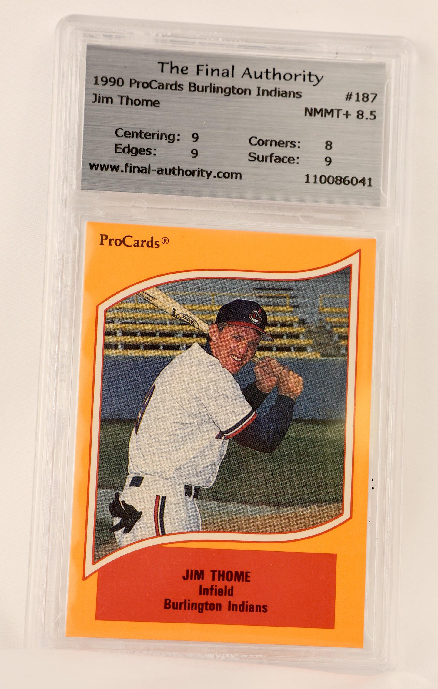 1990 ProCards A and AA #187 Jim Thome