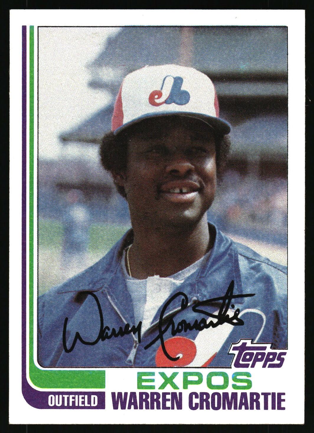 1982 Topps #695 Warren Cromartie