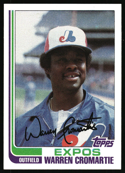 1982 Topps #695 Warren Cromartie
