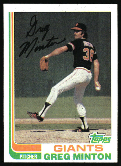 1982 Topps #687 Greg Minton