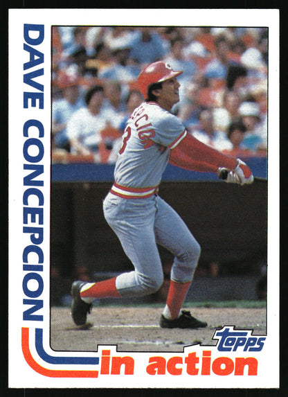1982 Topps #661 Dave Concepcion Blackless