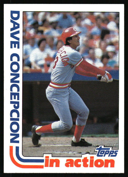 1982 Topps #661 Dave Concepcion Blackless
