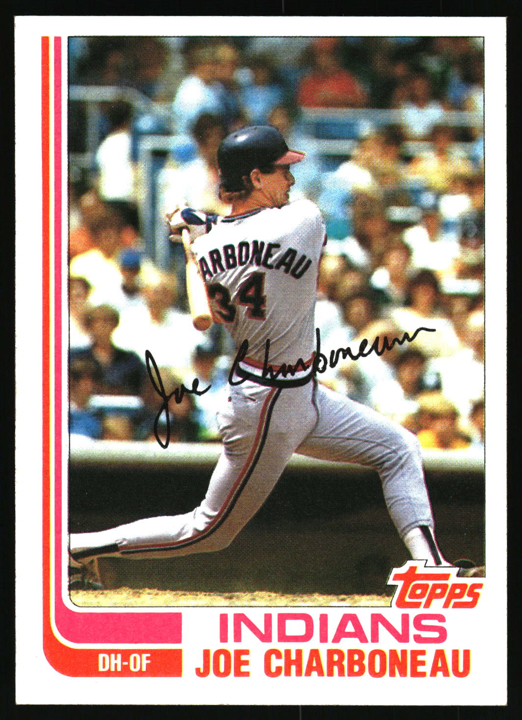 1982 Topps #630 Joe Charboneau