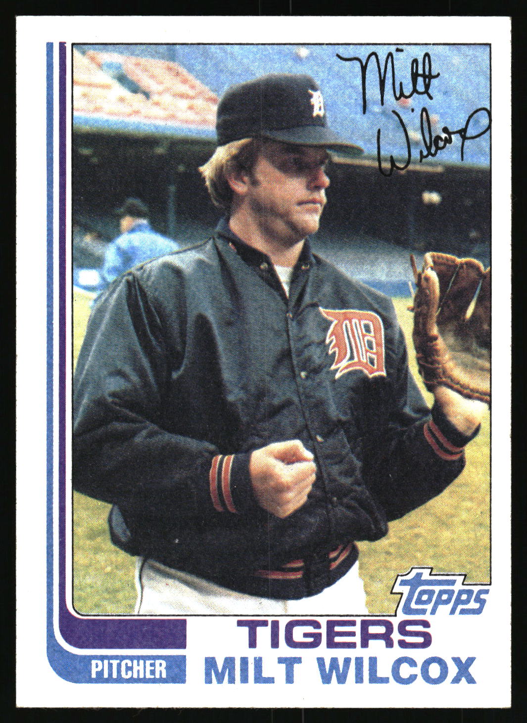 1982 Topps #784 Milt Wilcox