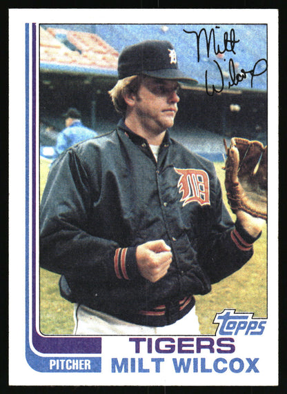 1982 Topps #784 Milt Wilcox