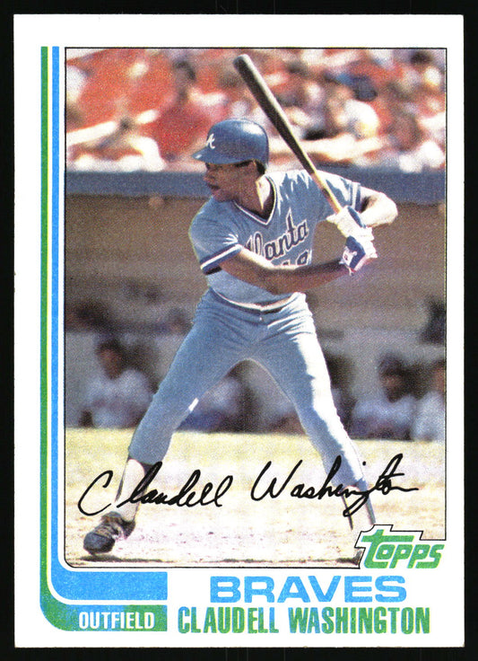 1982 Topps #758 Claudell Washington
