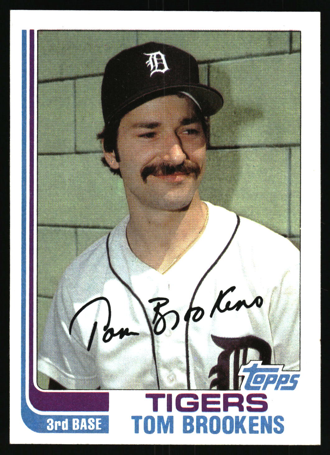 1982 Topps #753 Tom Brookens