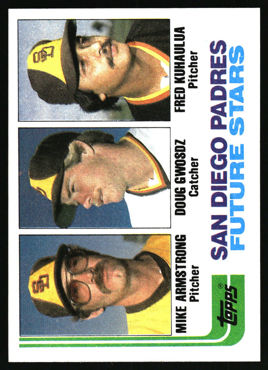 1982 Topps #731 (Mike Armstrong / Doug Gwosdz / Fred Kuhaulua)
