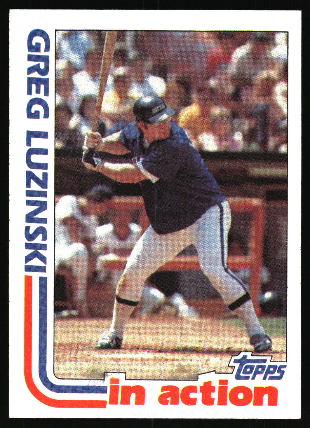 1982 Topps #721 Greg Luzinski Blackless