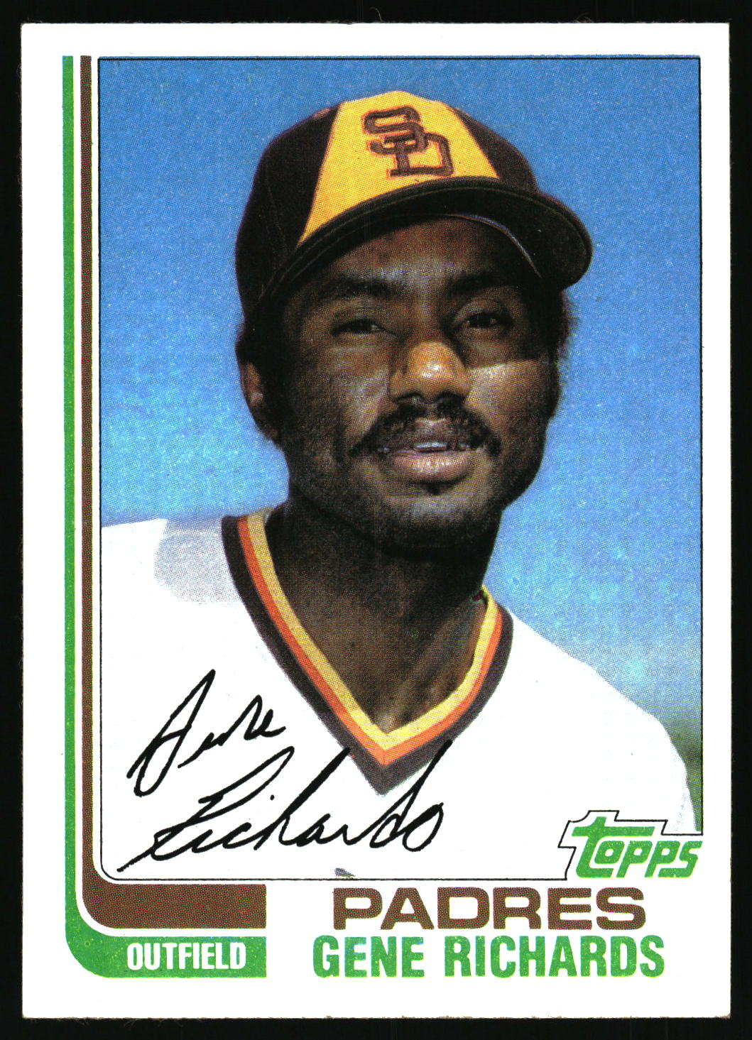 1982 Topps #708 Gene Richards