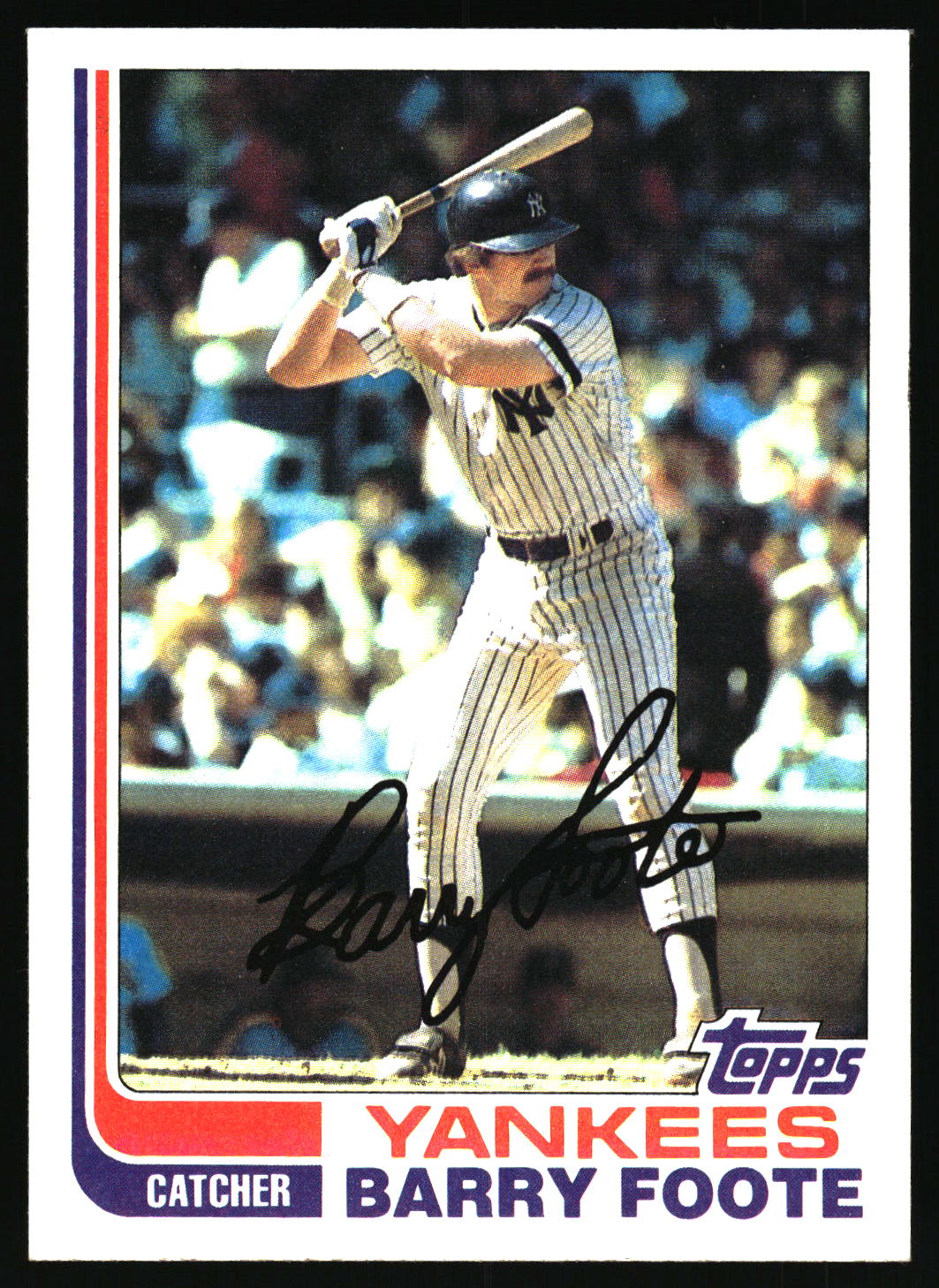 1982 Topps #706 Barry Foote