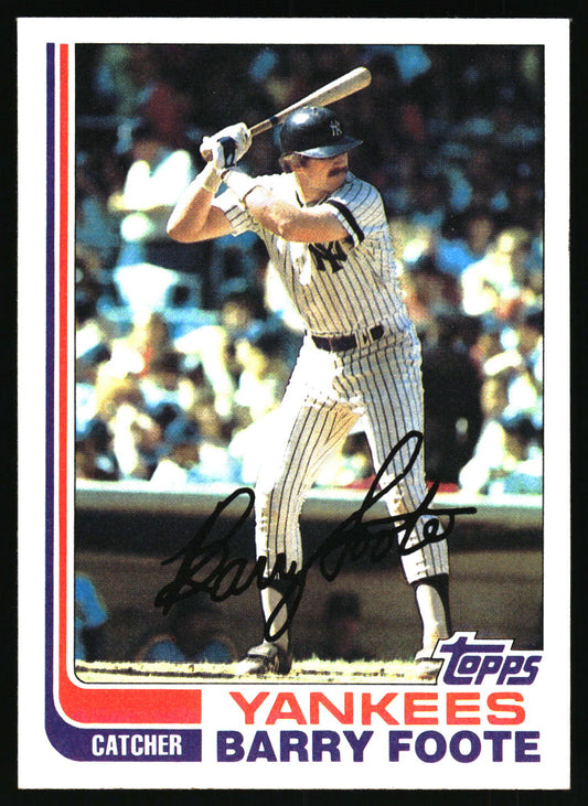 1982 Topps #706 Barry Foote