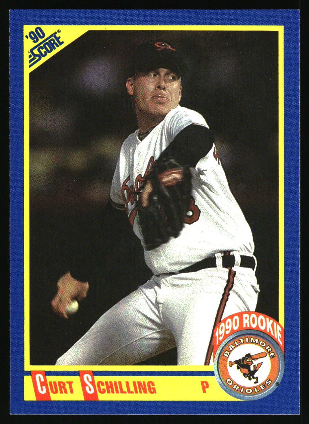 1990 Score #581 Curt Schilling