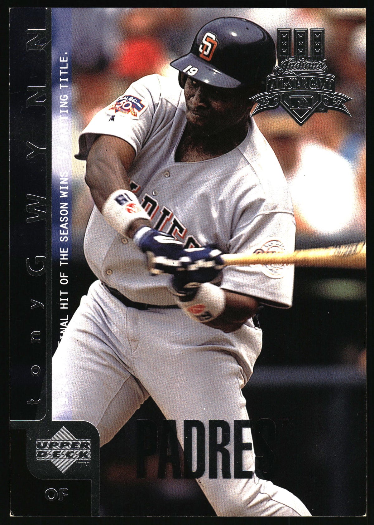 1998 Upper Deck #500 Tony Gwynn Series Two 5x7
