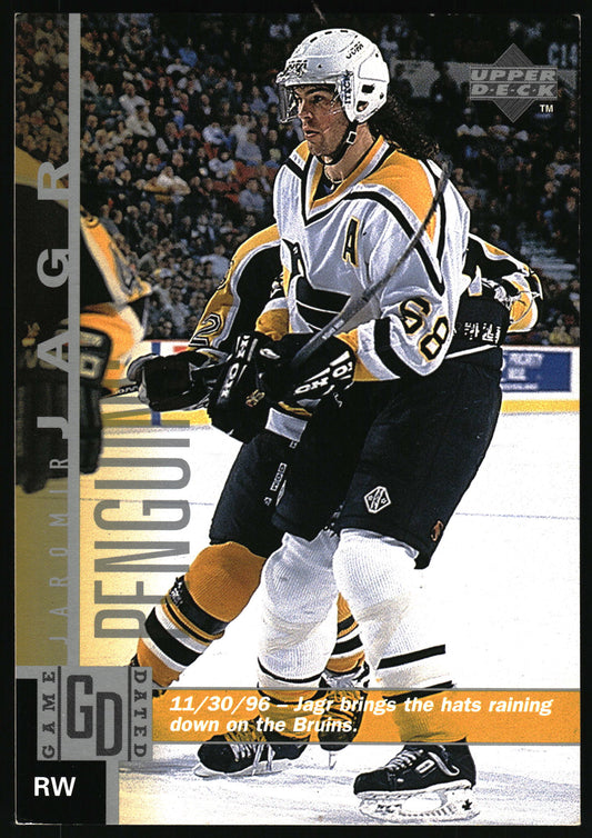 1997-98 Upper Deck #7 Jaromir Jagr Series Two Jumbo