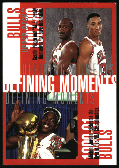 1997-98 Upper Deck #D2 Chicago Bulls Defining Moments Jumbo