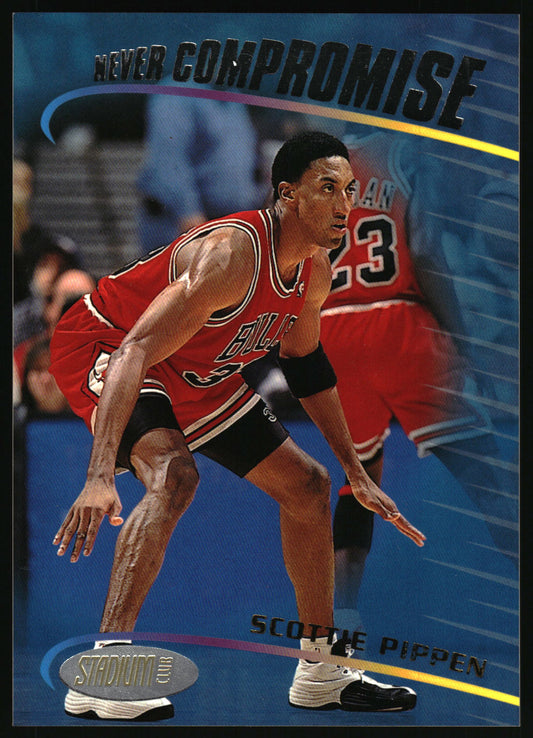1998-99 Stadium Club #NC10 Scottie Pippen Never Compromise