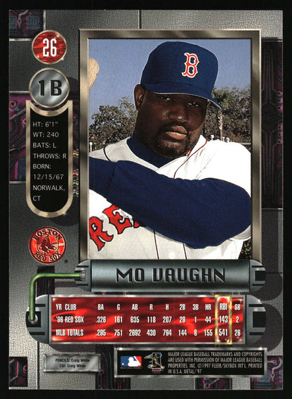 1997 Metal Universe #26 Mo Vaughn