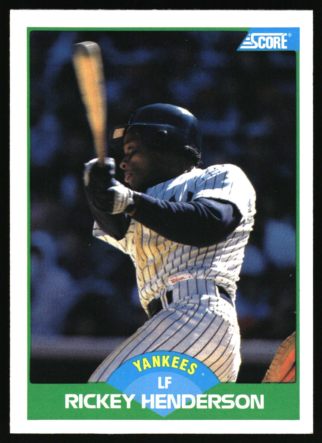 1989 Score #70 Rickey Henderson