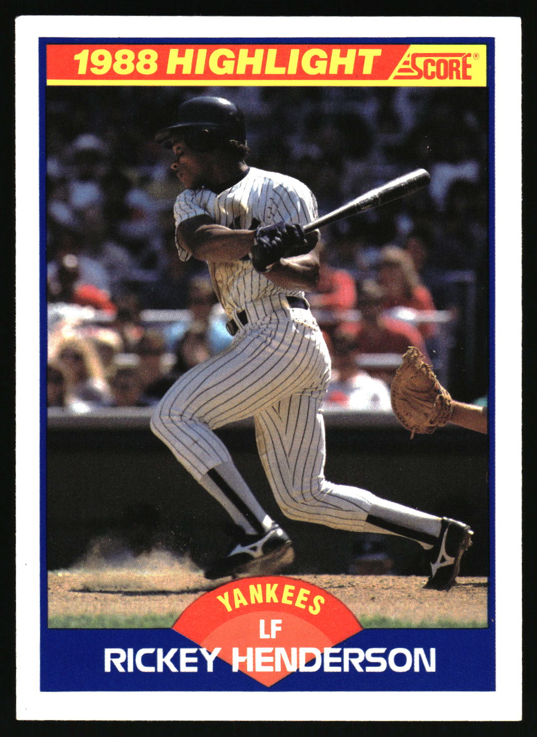1989 Score #657 Rickey Henderson
