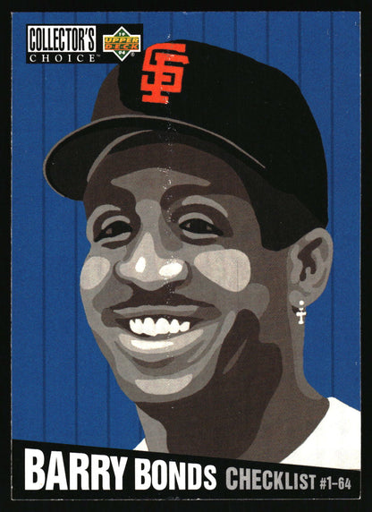 1994 Collector's Choice #316 Barry Bonds