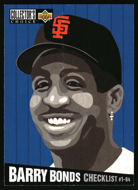 1994 Collector's Choice #316 Barry Bonds