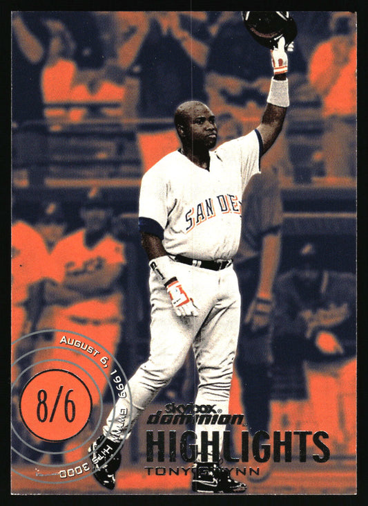 2000 SkyBox Dominion #19 Tony Gwynn