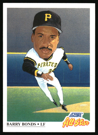 1991 Score #668 Barry Bonds
