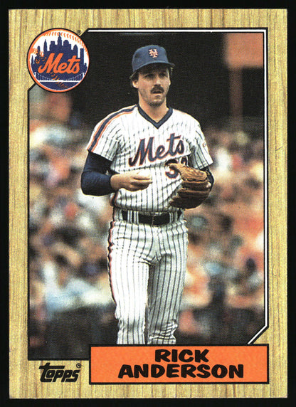 1987 Topps #594 Rick Anderson