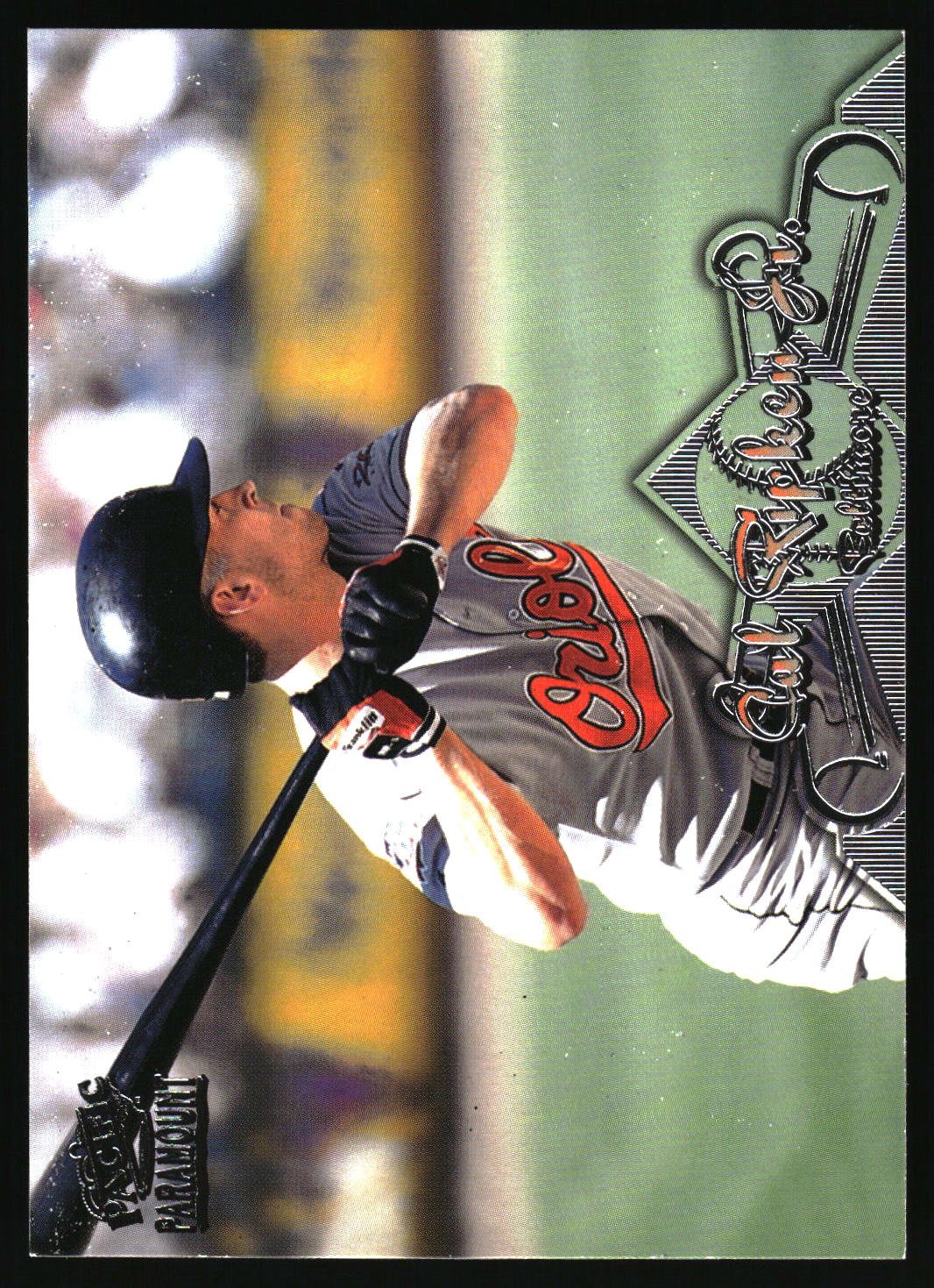 1998 Pacific Paramount #17 Cal Ripken Jr. Holographic Silver #/99