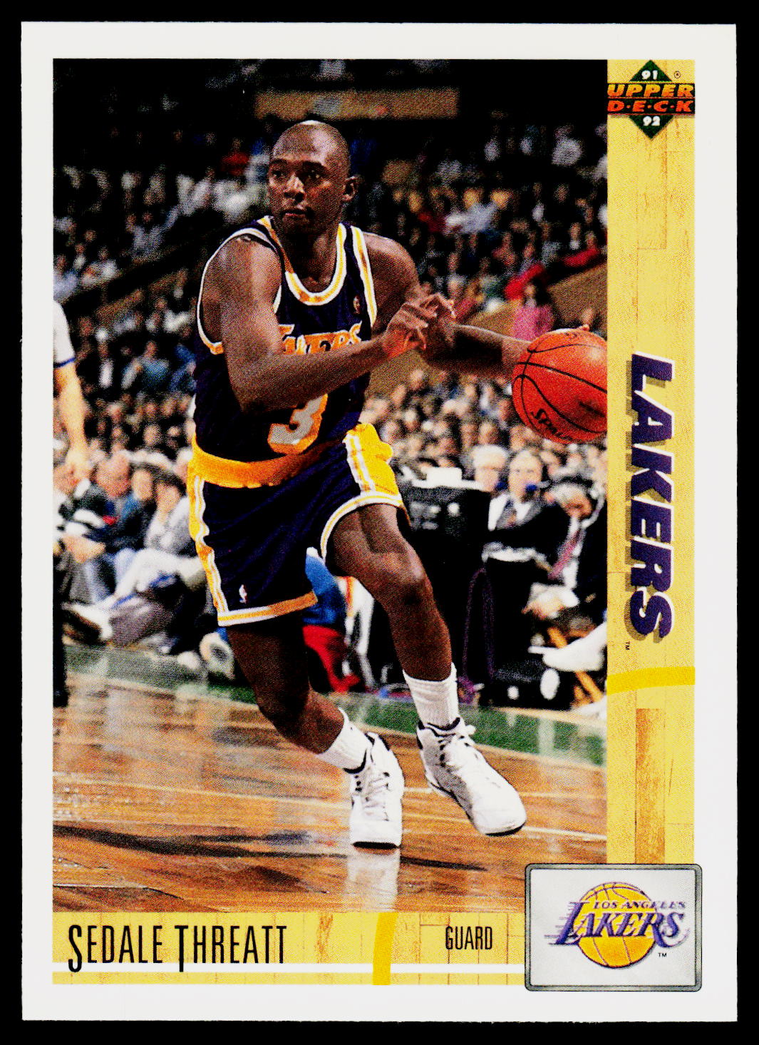 1991-92 Upper Deck #492 Sedale Threatt