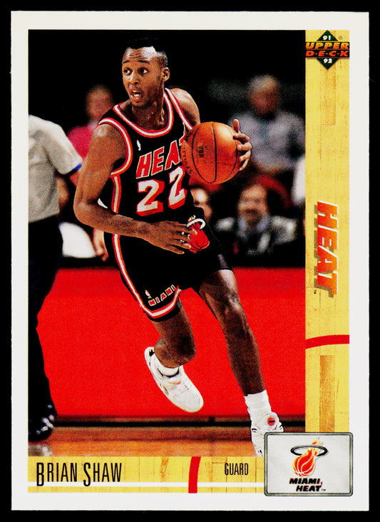1991-92 Upper Deck #496 Brian Shaw