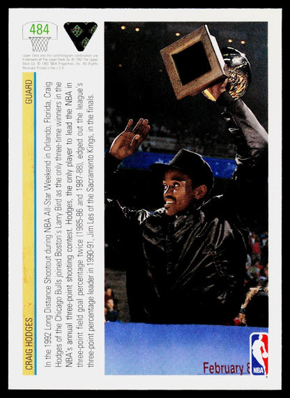 1991-92 Upper Deck #484 Craig Hodges