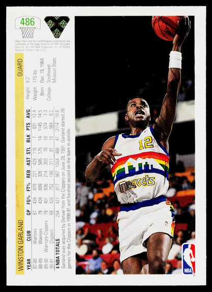 1991-92 Upper Deck #486 Winston Garland