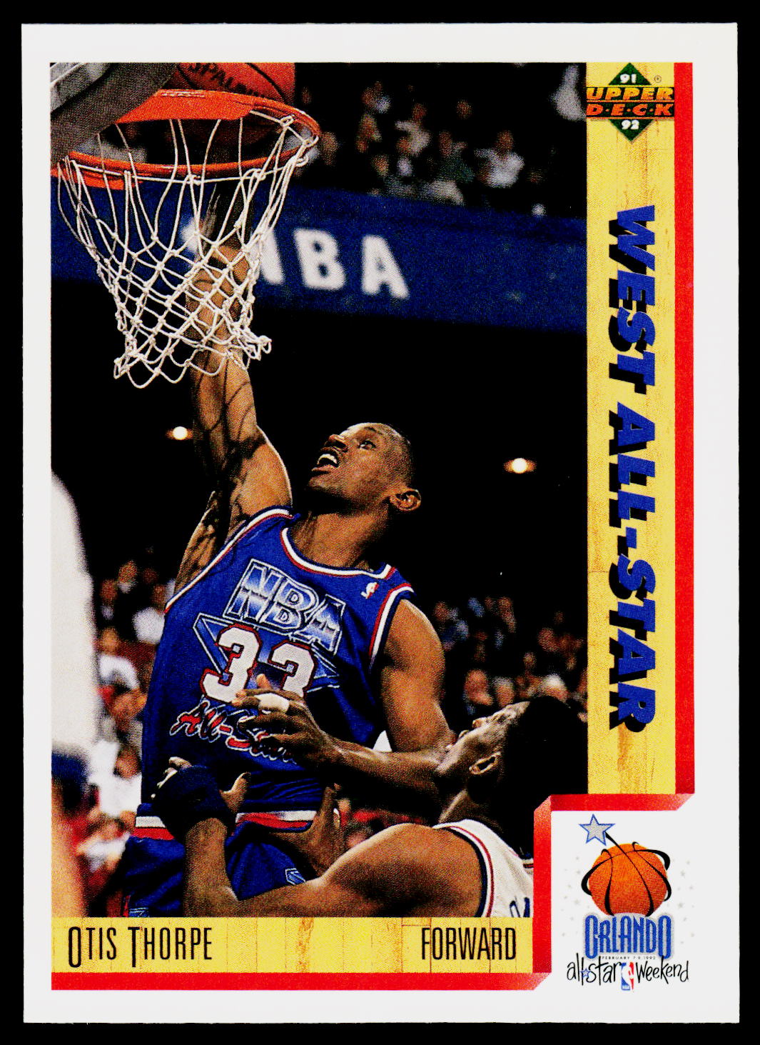 1991-92 Upper Deck #474 Otis Thorpe