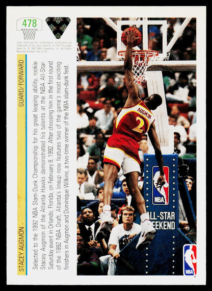 1991-92 Upper Deck #478 Stacey Augmon