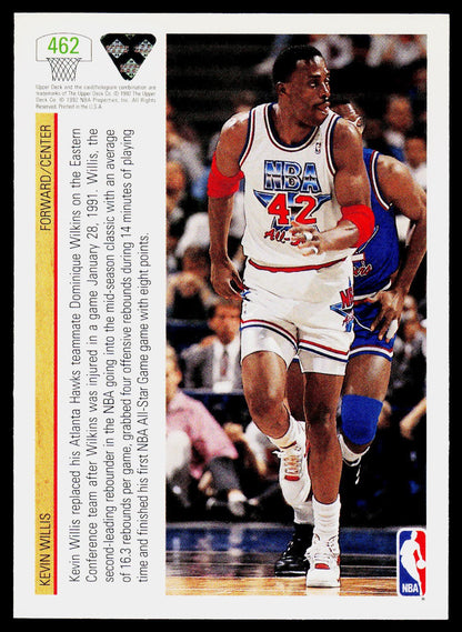 1991-92 Upper Deck #462 Kevin Willis