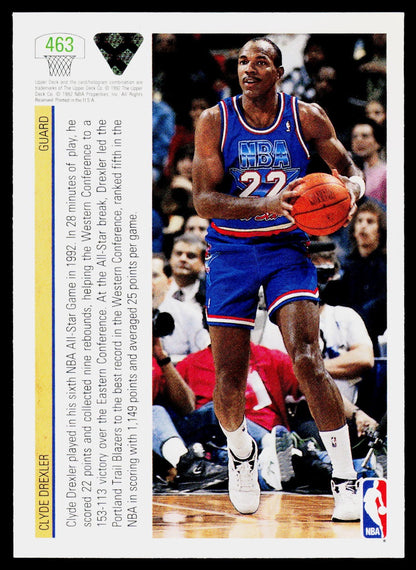 1991-92 Upper Deck #463 Clyde Drexler