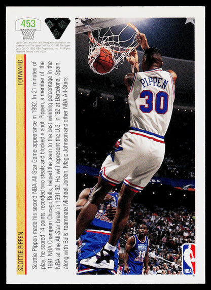 1991-92 Upper Deck #453 Scottie Pippen