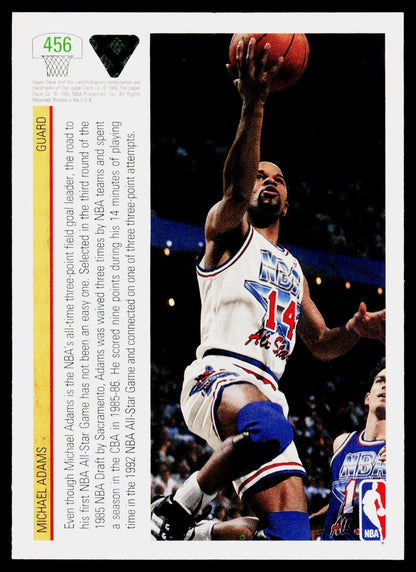 1991-92 Upper Deck #456 Michael Adams