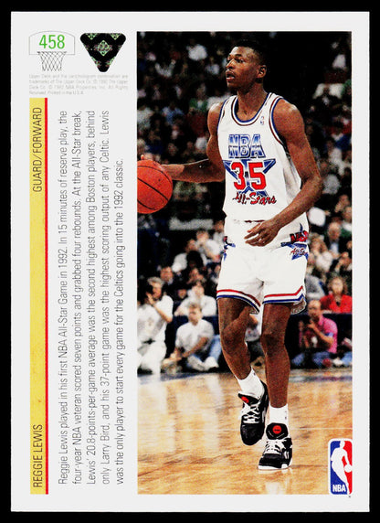 1991-92 Upper Deck #458 Reggie Lewis