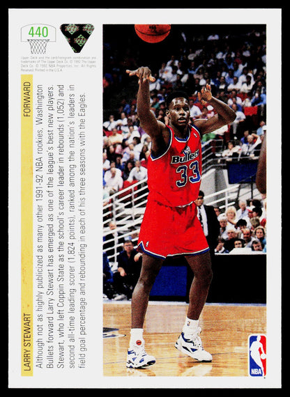 1991-92 Upper Deck #440 Larry Stewart