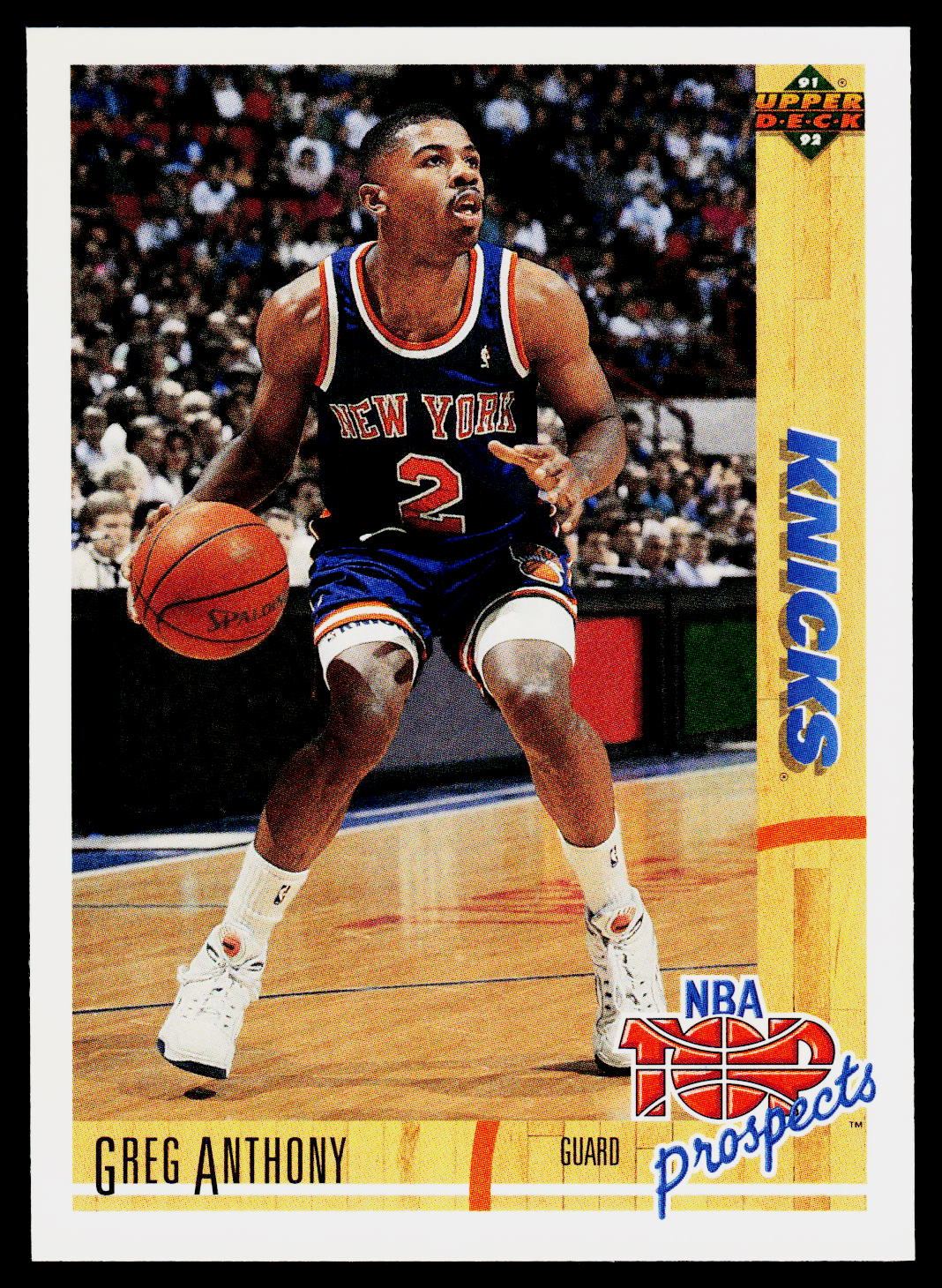 1991-92 Upper Deck #448 Greg Anthony