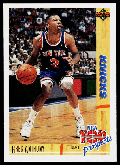 1991-92 Upper Deck #448 Greg Anthony