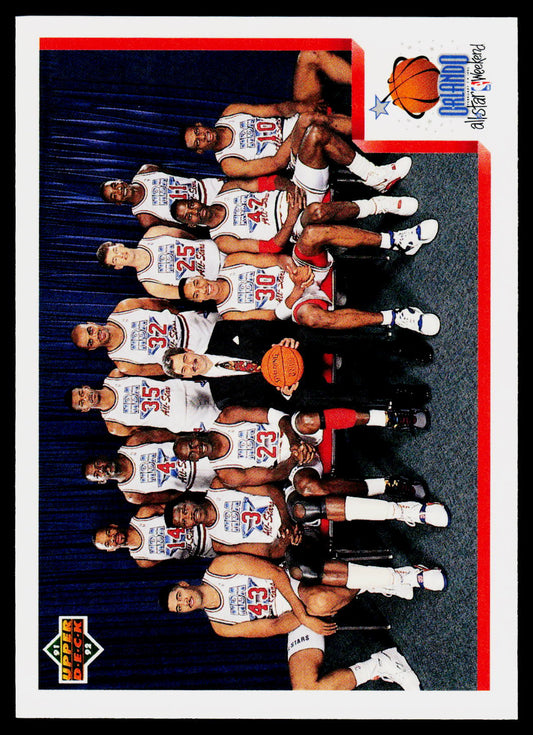1991-92 Upper Deck #449 1992 NBA East All-Star Checklist