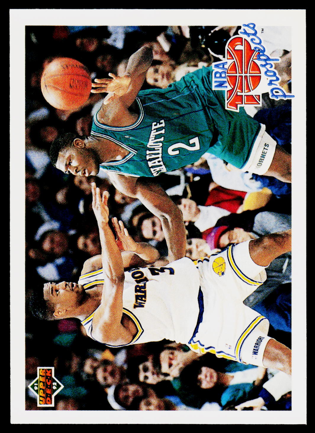 1991 Upper Deck #438 NBA Top Prospects Checklist (Billy Owens / Larry Johnson)