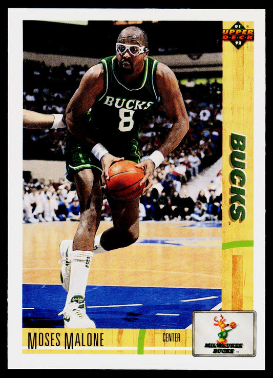 1991-92 Upper Deck #402 Moses Malone