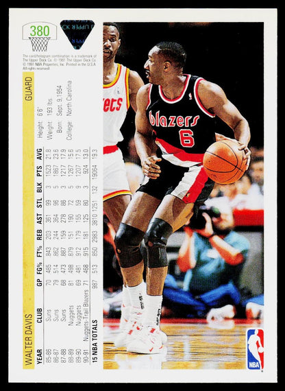 1991-92 Upper Deck #380 Walter Davis
