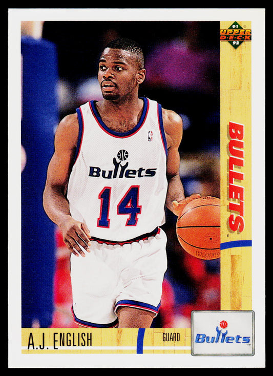 1991-92 Upper Deck #387 A.J. English